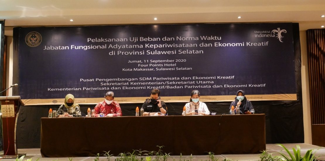 PPSDM Laksanakan Uji Beban dan Norma Waktu JF Adyatama Kepariwisataan